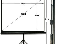 96 Extra large Projector Screen rental