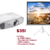 Vancouver most affordable projector and screen rental for only $35