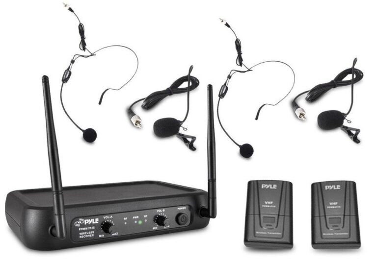 2 Wireless Clipon, Headset Microphones Vancouver Projector Rentals