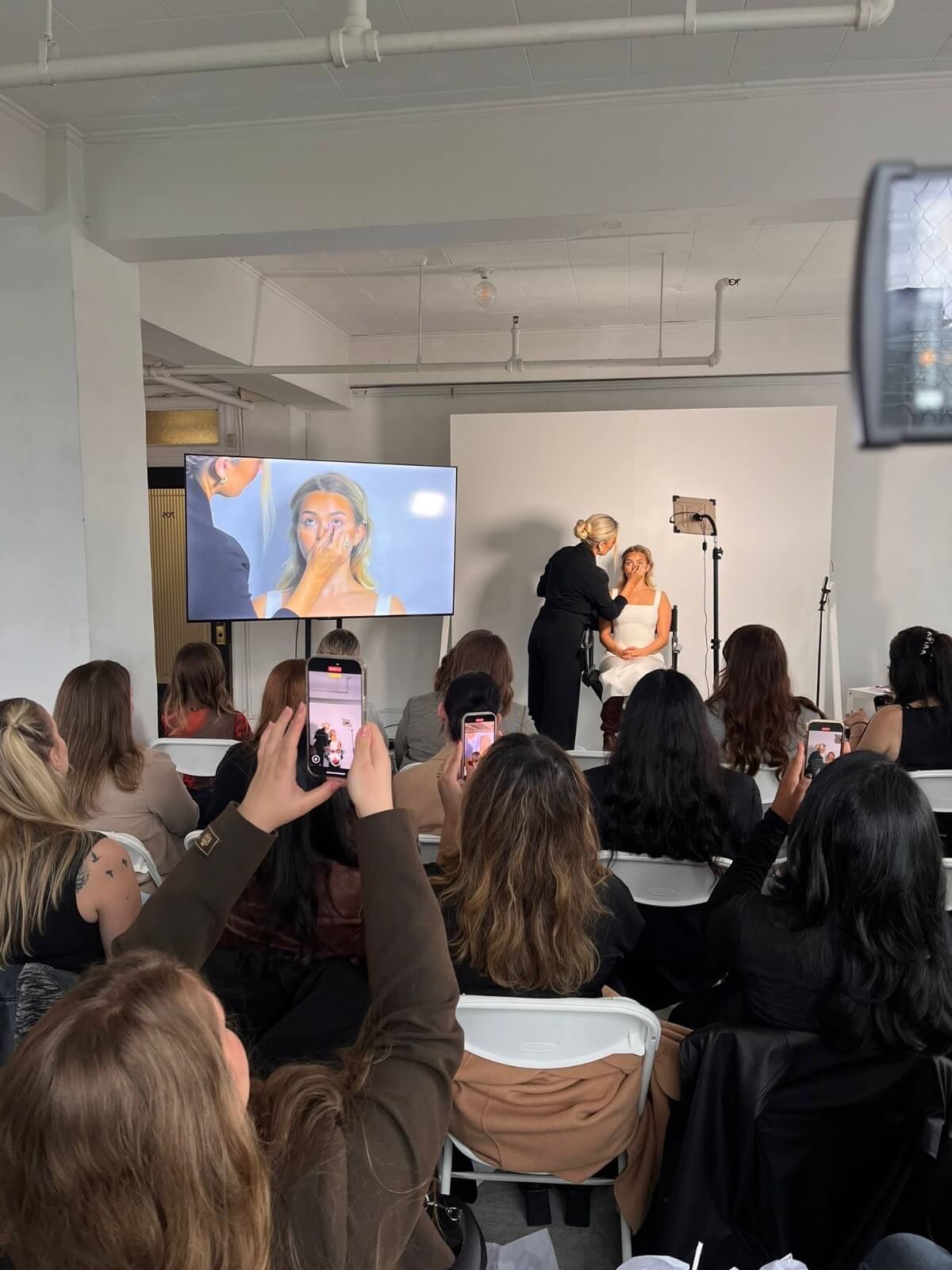 TV rental for make up masterclass with Kellsie Bain