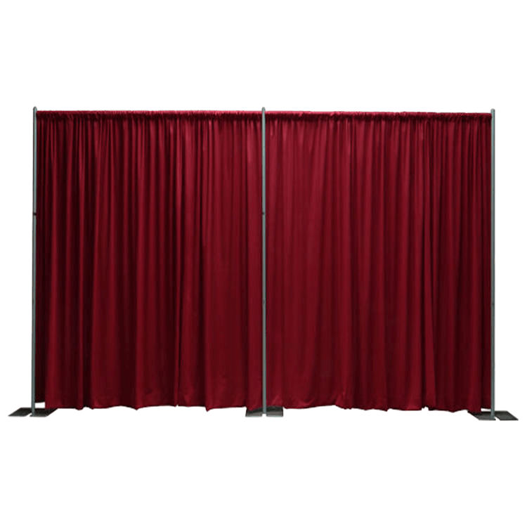 Burgundy_pipe_drape_rental_vancouver