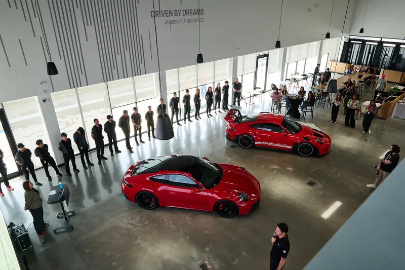 Vancouver Projector Rentals Elevates a Corporate Event at Porsche Langley