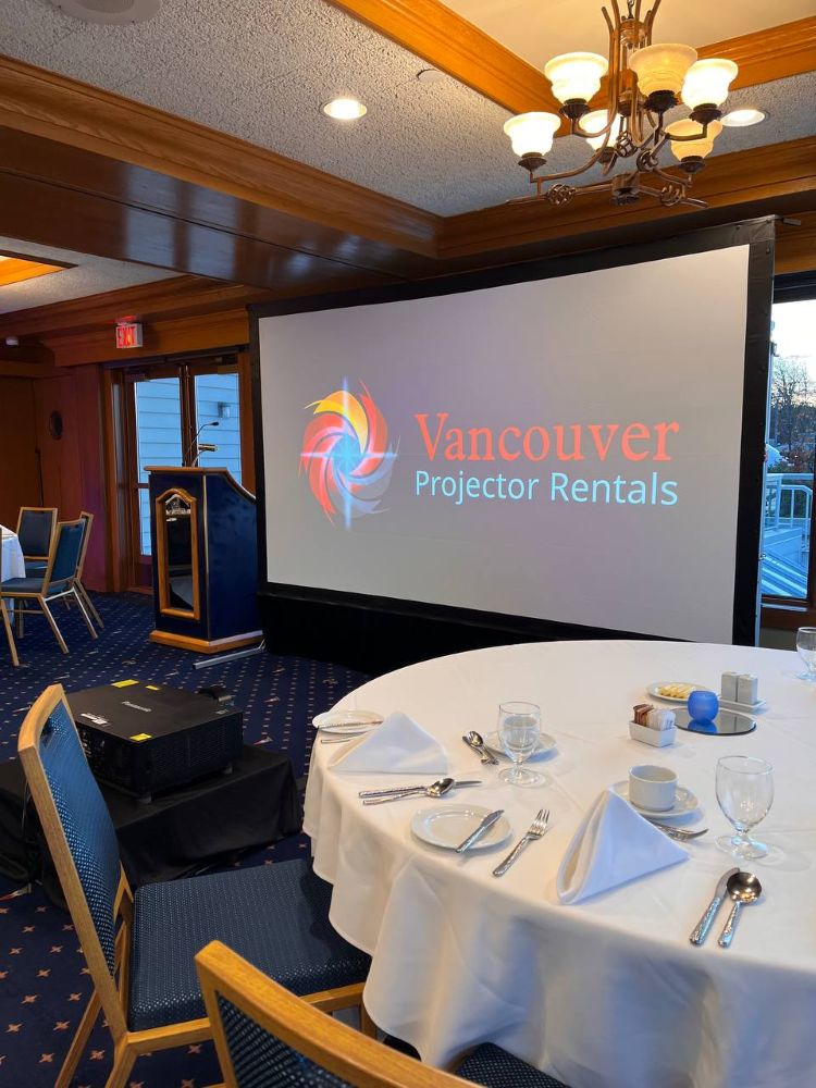 rent a large screen for film presentation