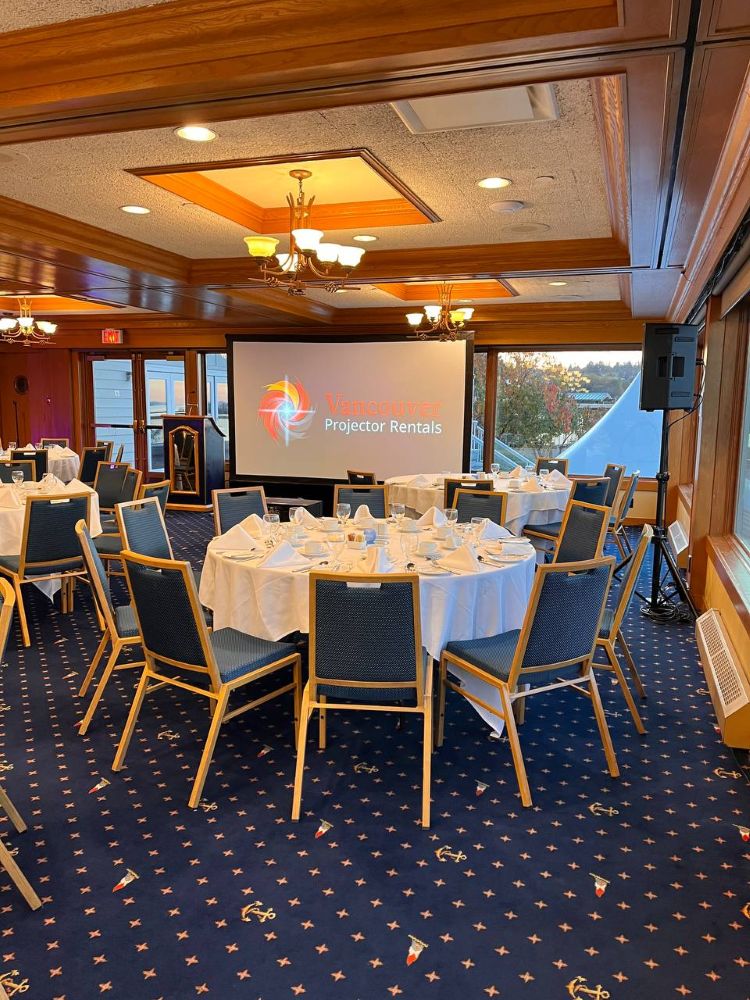 ultra bright projector and screen rental for film